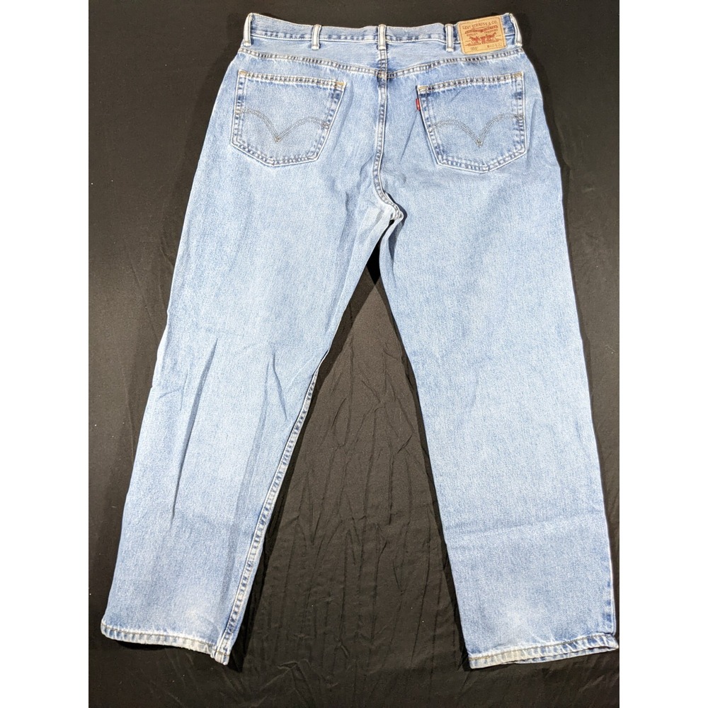Vintage Levi's 550 Jeans Mens 40 Blue Relaxed Fit Straight Leg Medium Wash 40x32